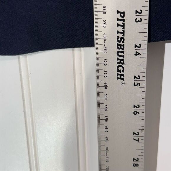 J.Crew Navy Wool Blend Blazer Women’s 10 Gold Button Lined Classic Career Preppy - Picture 5 of 7